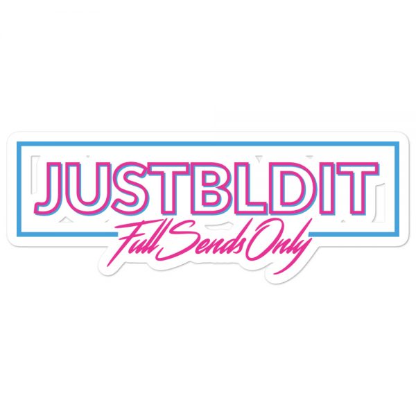 Just Build It Neon Sticker - Image 3